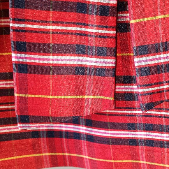 'Crown & Ivy' Taran Plaid Holiday Skirt 8 Fully Lined with Pockets EUC - Picture 5 of 13